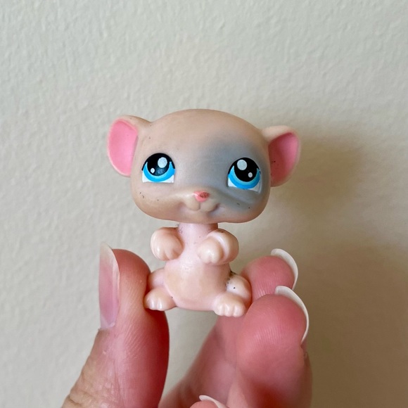 Littlest Pet Shop (LPS) Lot of Ferret (#289) and Pink Mouse (#102) - Picture 6 of 12